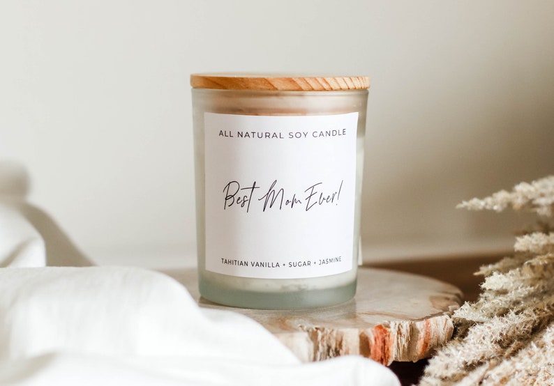 Best Mom Ever Candle Mom Candle Inspirational Candle for Mom Mom Gift Mother's Day Gift New Mom Candle Mother's Day Mama Candle image 7