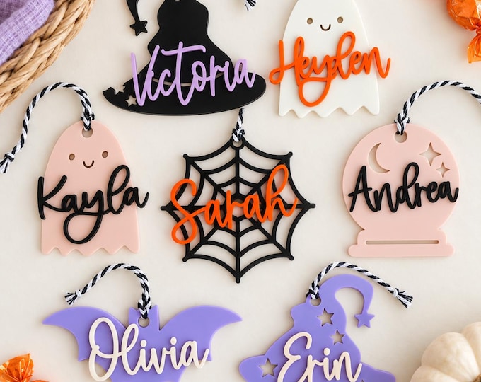 Boo Basket Tag | Halloween Name Tags | Personalized Halloween | Candy Basket Tag | Trick or Treat | Boo Bag Name Tag | halloween Basket tag
