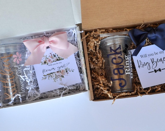 Ring Bearer Gift Box Set, Ring Bearer Box, Ring Security Gift Box, Junior Groomsman Gift, Will You Be Our Ring Security Proposal Box,