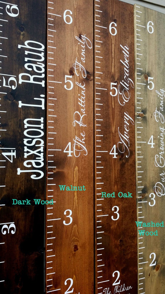 Childrens Wooden Height Chart