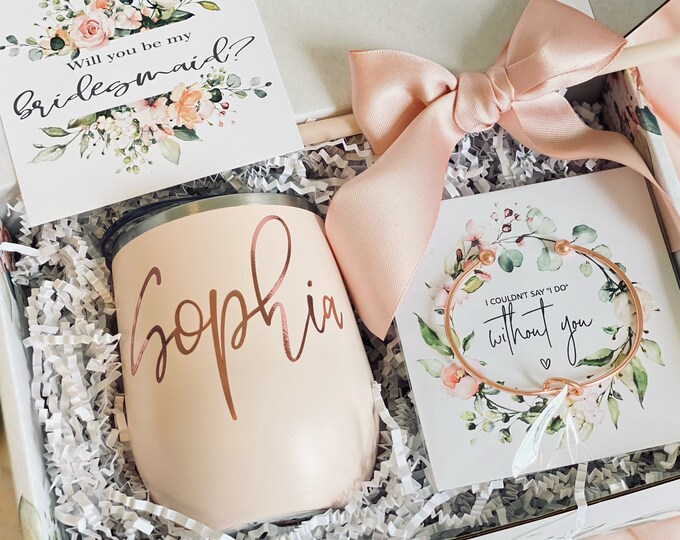 Bridesmaid Proposal gift, I can't say I do without you proposal box, Bridesmaid Proposal Box, Bridal Party Gift