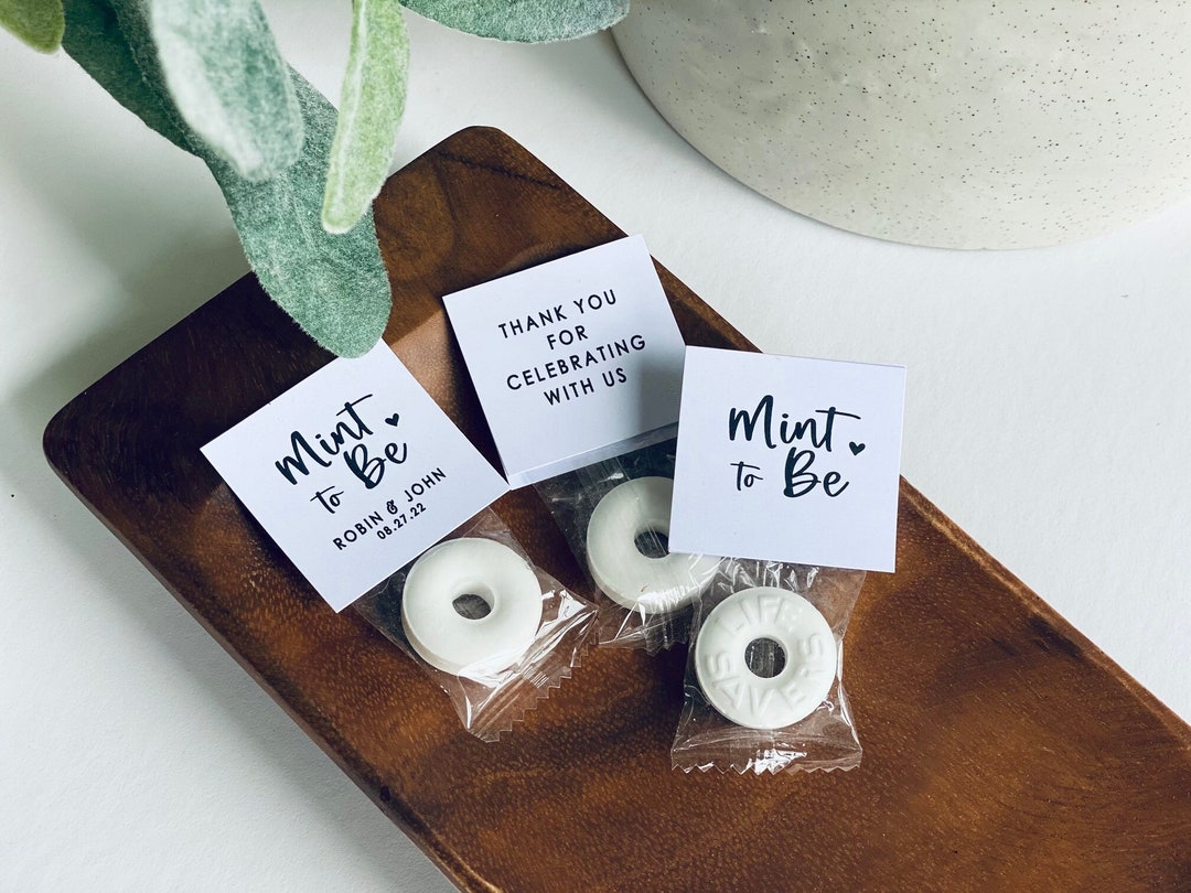Wedding Mints, Mint to Be Wedding Favors, Wedding Favor Mints