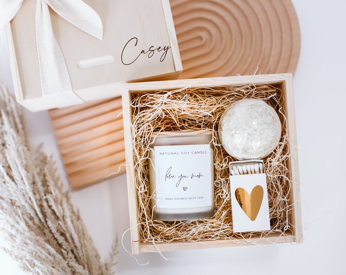 Self care gift set, welcome home set, thank you gift, Mother's Day relaxation set, bath and body gift, relax bath kit, self-care home