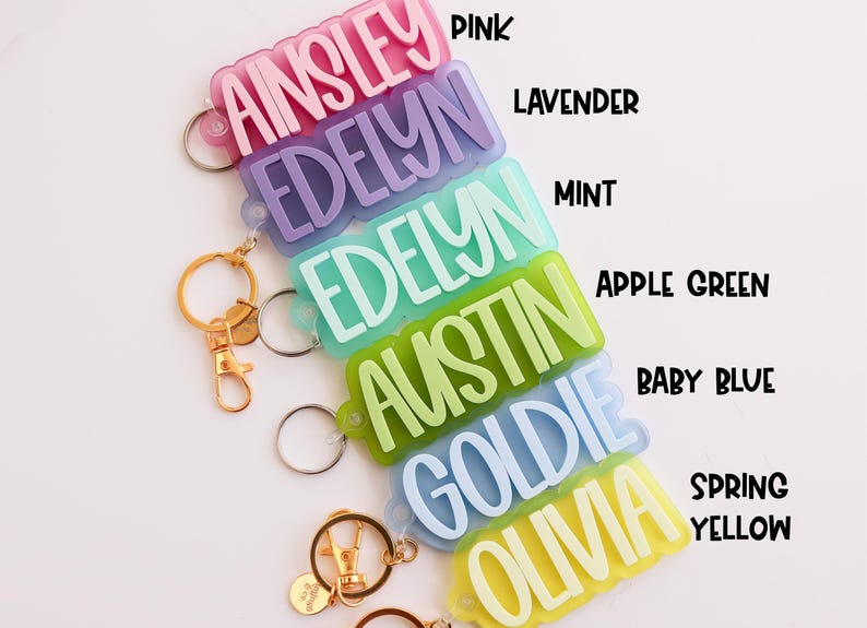 Backpack Personalized Name Tag | Back to school | Backpack Name Tag | Name Keychain for kids | Diaper Bag Tag | Lunch Box Name Tag for boys image 7