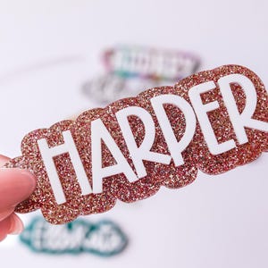 Backpack Tags, Kids Keychains, Personalized Keychain, Acrylic Keychain, Name Tag, Kids Luggage Tag, Diaper Bag Tag, lunchbox tag