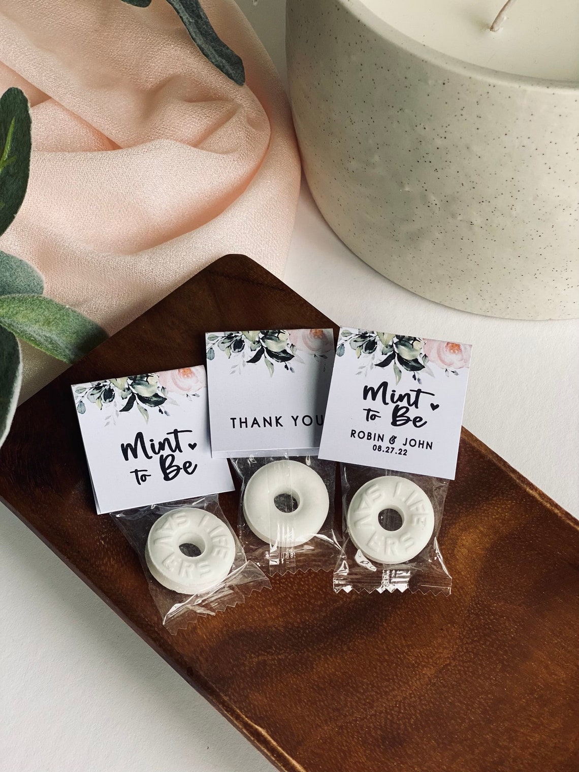 Wedding Mints Mint to Be Wedding Favors Wedding Favor Mints Etsy