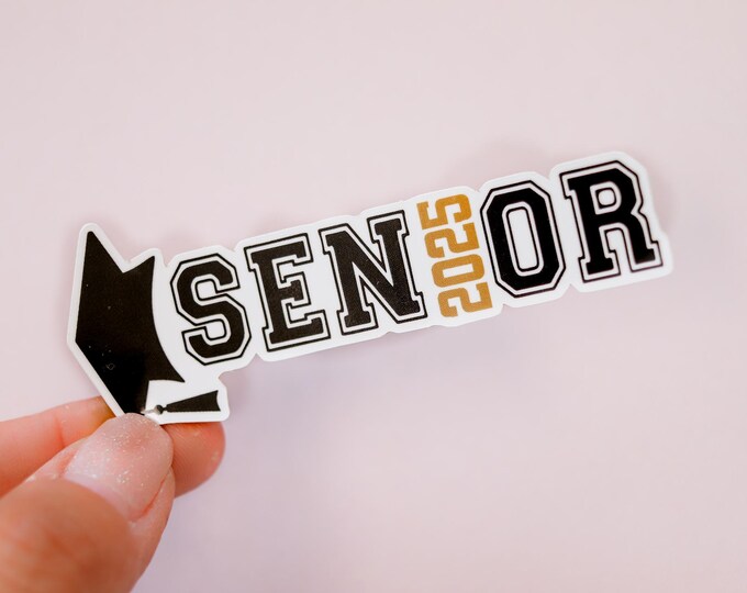 Senior 2025  sticker, Graduation Class of 2025 Labels | Graduation Party Stickers Graduation Car sticker High School grad sticker, proud mom