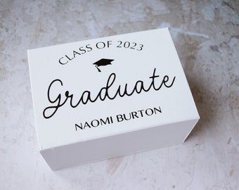 Graduation gift box -empty, high school graduation gift box, personalized graduation gift box, personalized gift box for graduation