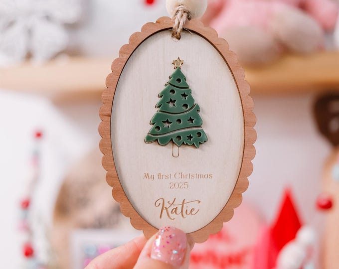 My first Christmas Ornament, Baby's Keepsake Ornament, New Baby Gift