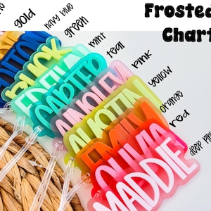 a bunch of different colored plastic letters sitting on top of each other