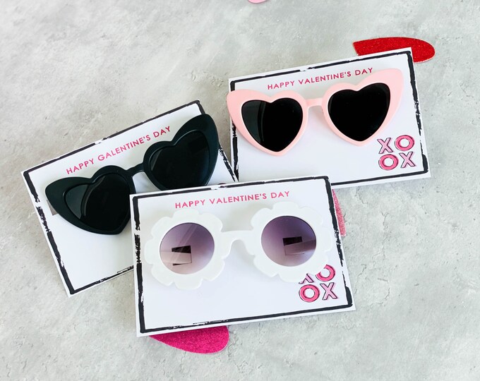 Valentines day gift for kids, flower shape sunglasses for kids