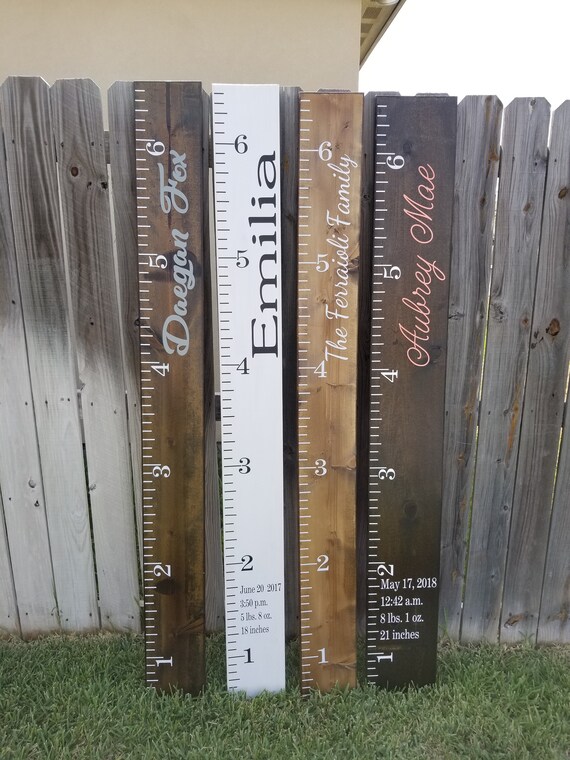 Etsy Growth Chart Wood