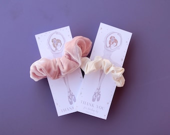 Ballet Dancer Party Favor, Girl scrunchie, girl birthday favors, Ballerina Scrunchie Birthday Favor, Ballet Gift, Birthday Favors for Girls
