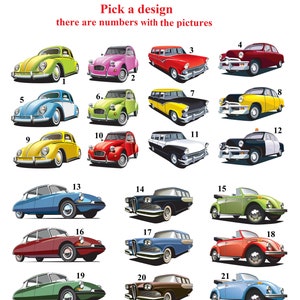 30 Personal Address Labels Antique Cars. choose any picture (ca2)