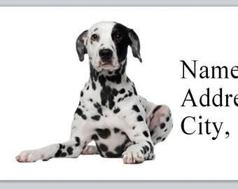 30 Personal Address Labels Dalmatian Dog (p 86)