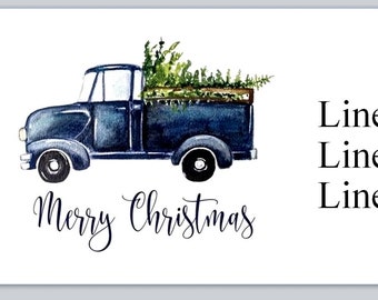 30 Custom Irish Truck Personalized Address Labels