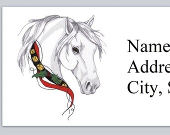 60 Paint Horse Return Address Labels Address & Shipping ...
