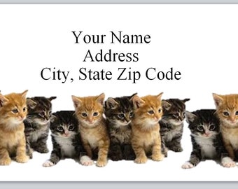 p 778 Personalized Address labels Abstract Cats Buy 3 get 1 free