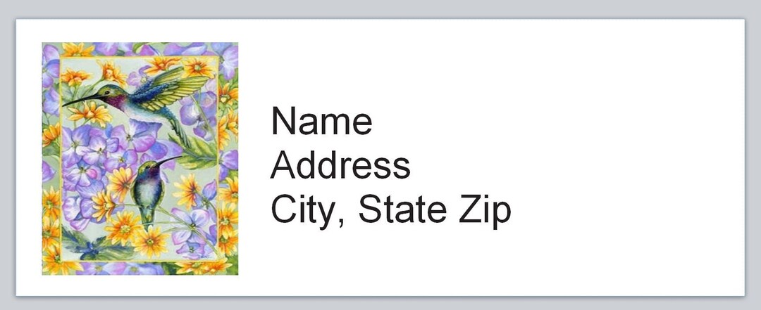 Premium Labels Primitive Country Daisies Personalized Address Labels - Bx 502