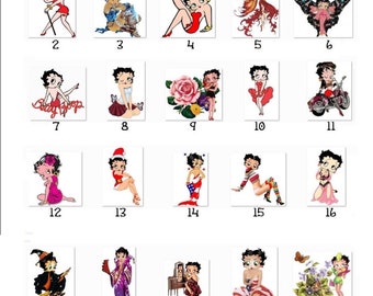 30 Personal Address Labels Vintage Lady. choose any picture (bb10)