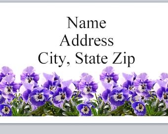 30 Personal Address Labels Spring Flowers (p 76)