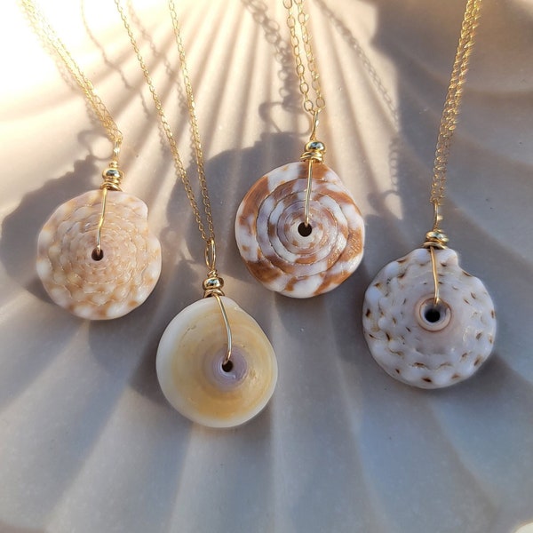 Single Puka Shell Pendant Necklace, CHOOSE YOUR PUKA, Puka shell Necklace, Hawaiian Puka shell necklace, Maui puka shell pendants