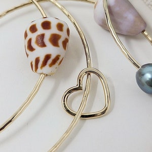 Add GOLD HEART CHARM Bangle Add on, Please Read Description