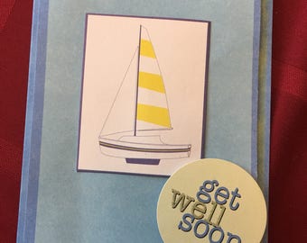 Sail boat get well soon