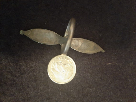 Native American Ring Needlepoint Ring sz 6 - image 4