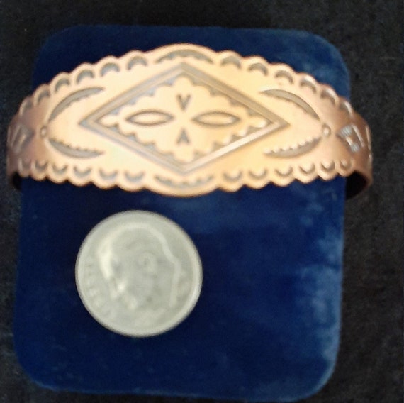 Native American Copper Bracelet - image 1