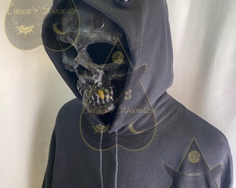 Devil Horn Hoodie With Resin Horns - Etsy Devil Horn Hoodie With Resin Horns - Etsy
