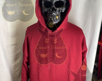 Devil Horn Hoodie With Resin Horns - Etsy