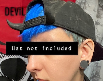 Par leve de chifres de diabo traseiros para uso diário (leia a descrição!)