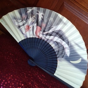 Fächer Japanpapier Holz Anime Manga Sensu Faltfächer Handfächer Japan