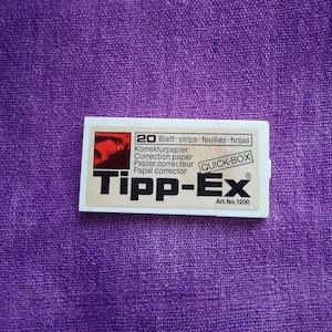 Tipp-Ex Fluide correcteur Rapid Blanc, paquet de 10