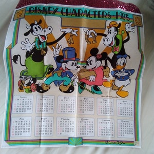 1985 cloth calendar - Etsy 日本