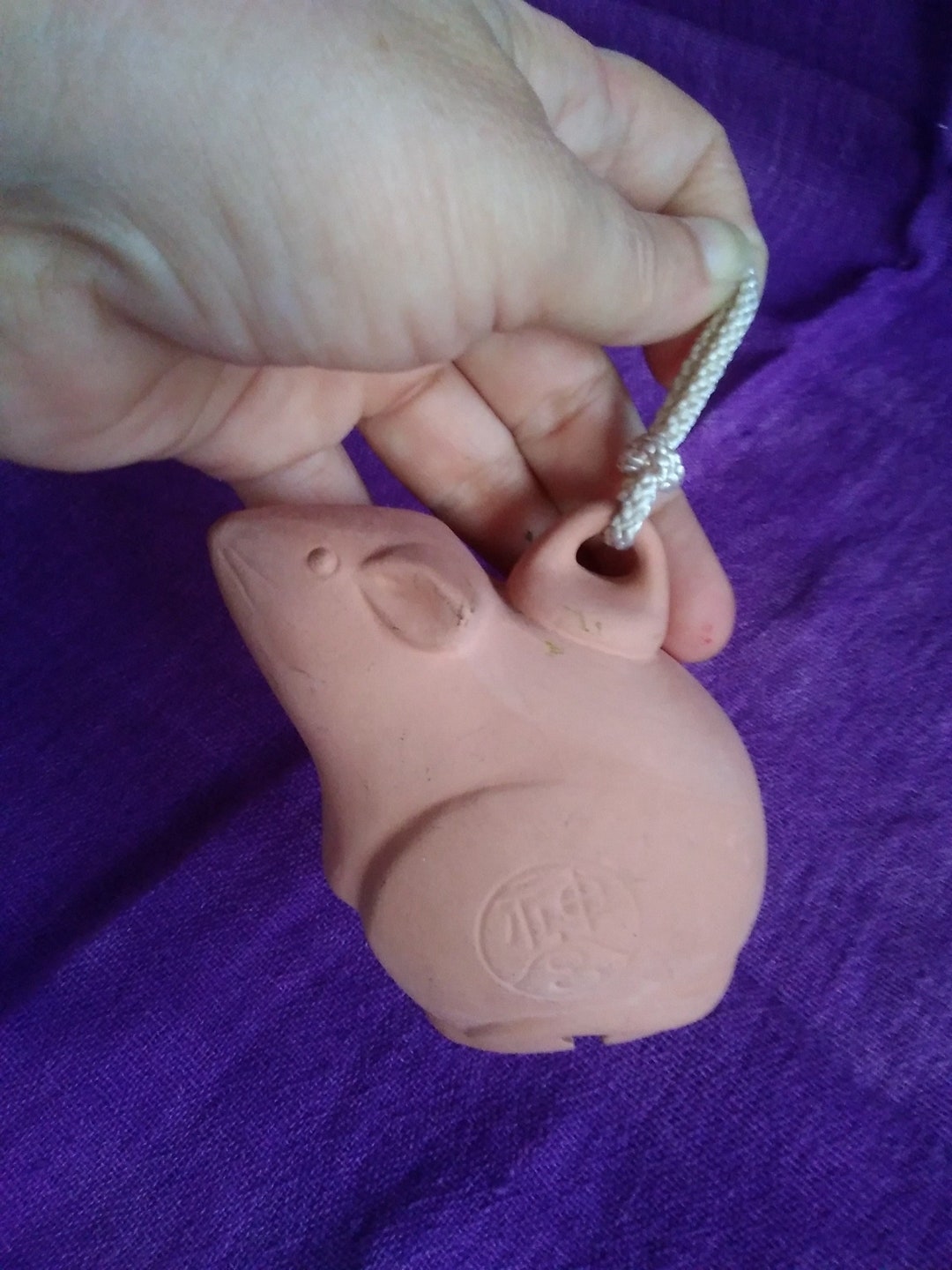 Clay Mouse Bell Rat Japanese Vintage Ceramic Animal Figure Dorei ...