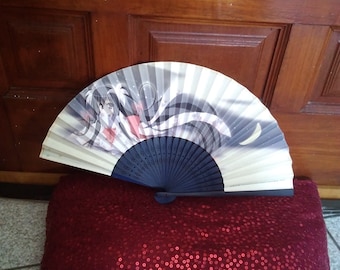 Fan Japanese paper wood anime manga sensu folding fan hand fan Japan