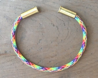 BRZN Tie Dye Camo Recycled Bullet Casing Bracelet