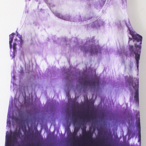 PINK SHIBORI HAND-DYED COTTON TUNIC TOP