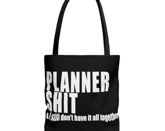Planner Sh*t Canvas Tote Bag