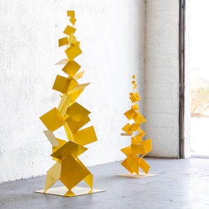 Large Outdoor Metal Sculpture Indoor Art Sculpture Abstract Modern Metal Yard Garden Sculpture by Petrykowski Artworks