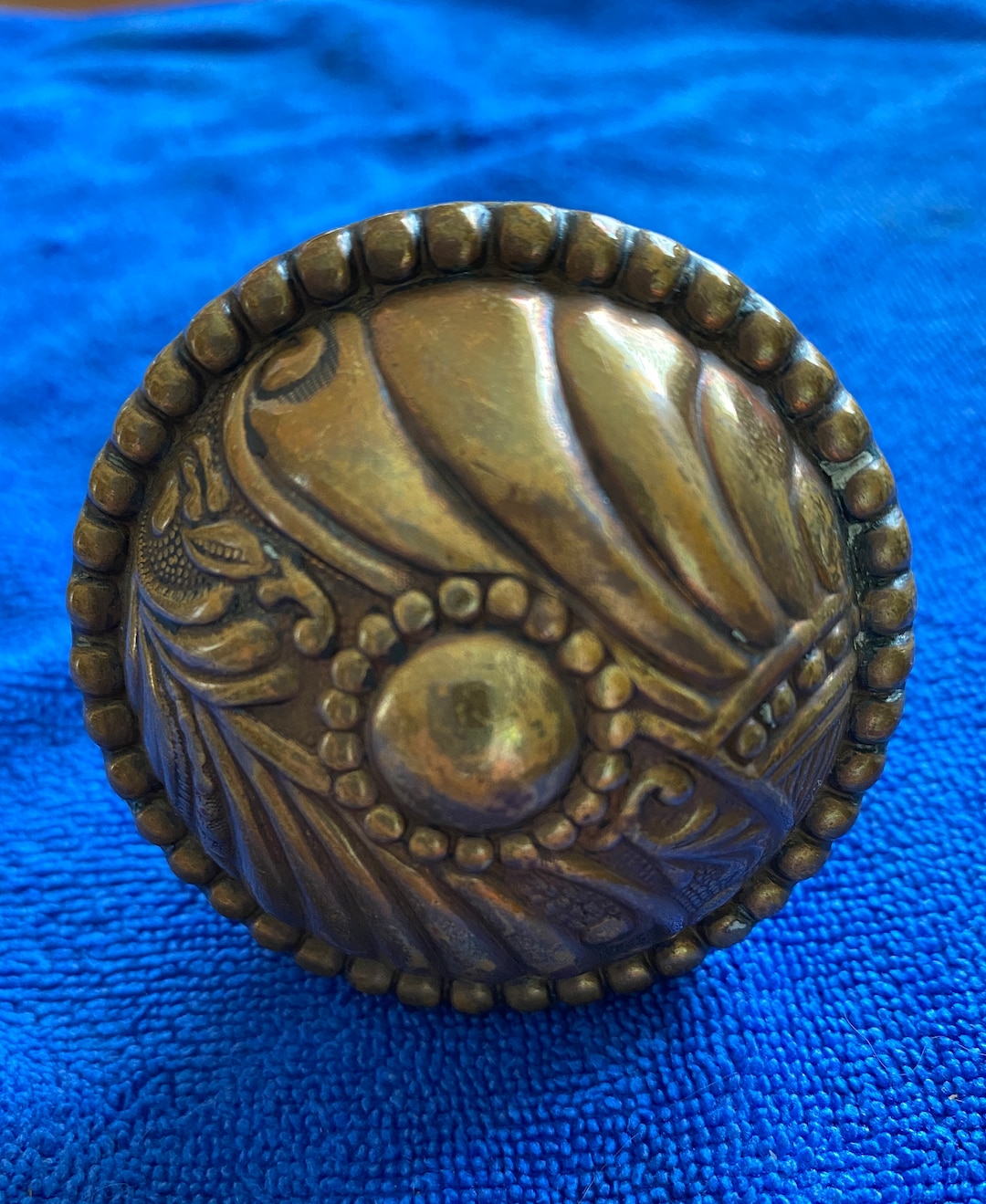 Antique Vintage Brass Door Knob Etsy