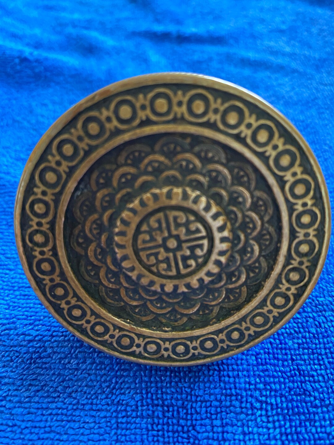 Antique Vintage Solid Bronze Door Knob Etsy