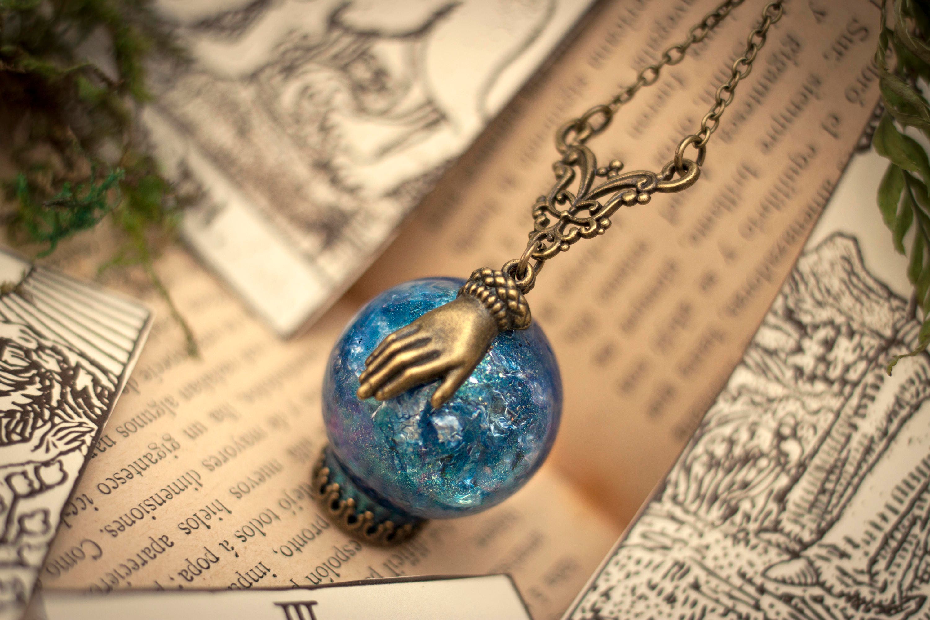 The Fortune Teller Necklace Psychic Reading Fortune Telling Etsy