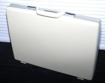white briefcase
