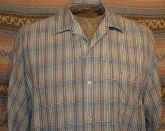 Vintage Small Tommy Bahama Mens Hawaiian Camp Shirt, 100% Silk