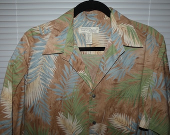 Vintage Men's Tori Richard Hawaiian Shirt, Medium, 100% Cotton Lawn