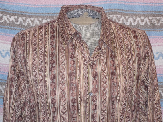 Vintage Men's Tori Richard Hawaiian Shirt, XL, 10… - image 1