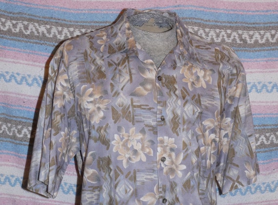 Vintage Mens Tori Richard Hawaiian Shirt, MEDIUM,… - image 1